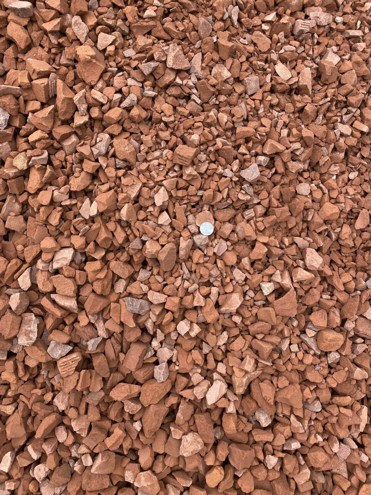 Red Brick Chips Sold By The Yard Mr. Mulch